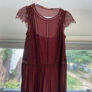 Lace slip dress